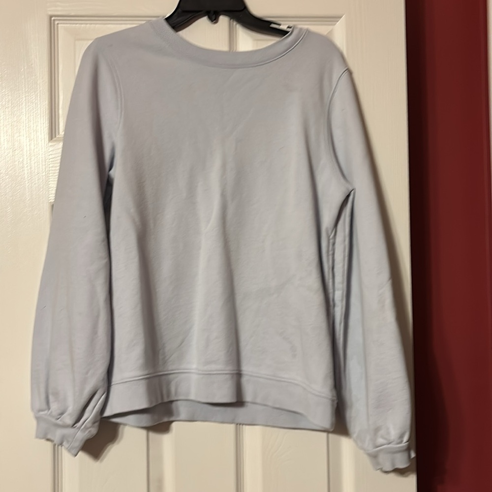 Banana Republic light blue sweatshirt size medium